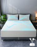 King Size Grounding Fitted Sheet with Grounding Cord K34437