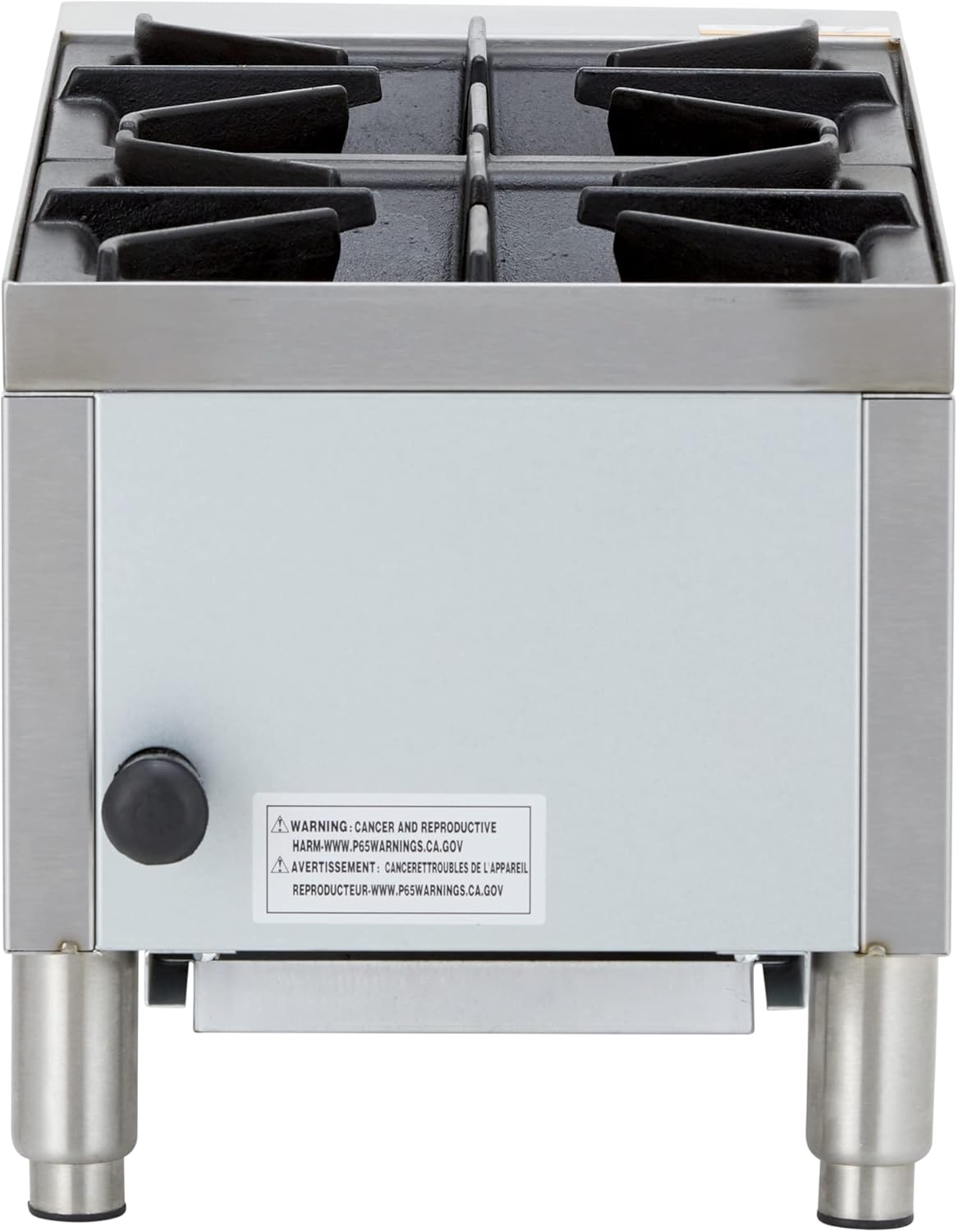 12" Two Burner Countertop Commercial Gas Hot Plate, Stainless Steel U4677