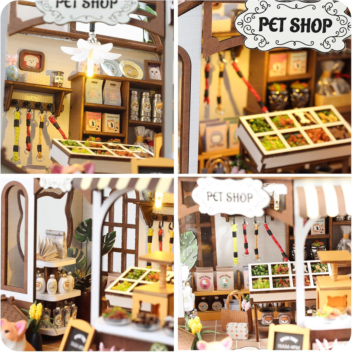 Miniature Dollhouse Kit with Furniture, 1:24 Scale F60959