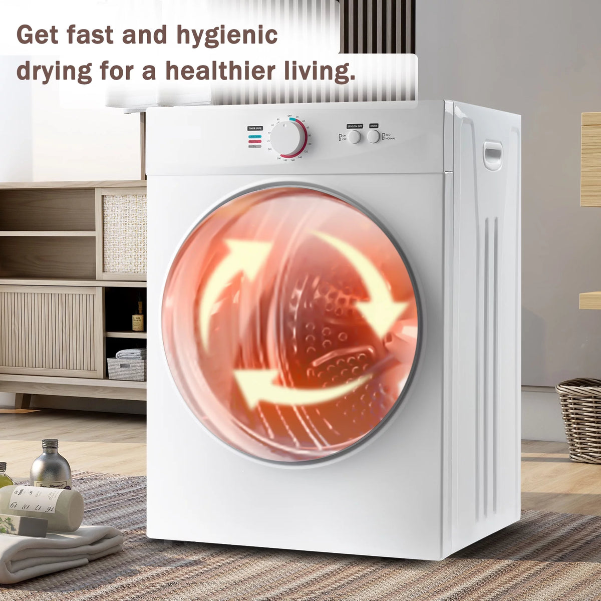 Stainless Steel Portable Clothes Dryer C666047