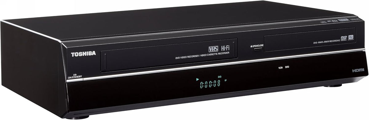 Black DVD/VHS Recorder with Built in Tuner S527