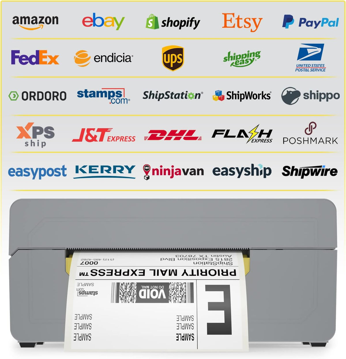 Wireless Bluetooth Thermal Label Printer 4x6 A230106
