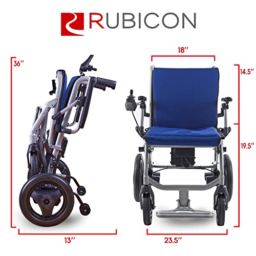 Foldable Electric Wheelchair with Detachable Battery X6881
