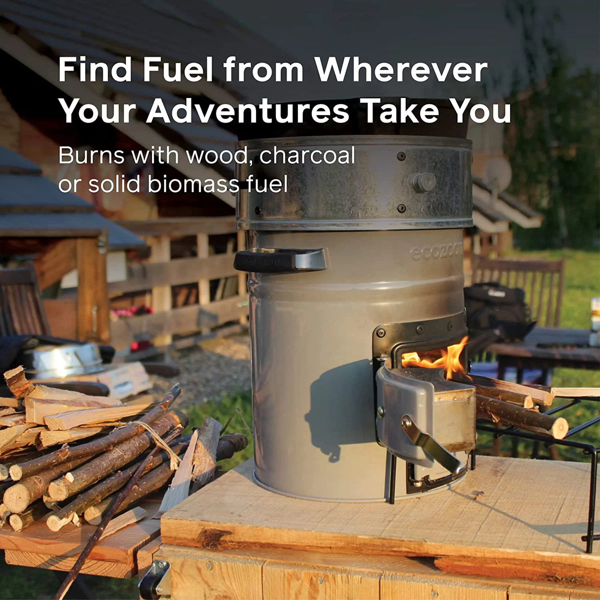 Portable Dual-Fuel Camp Stove U26933