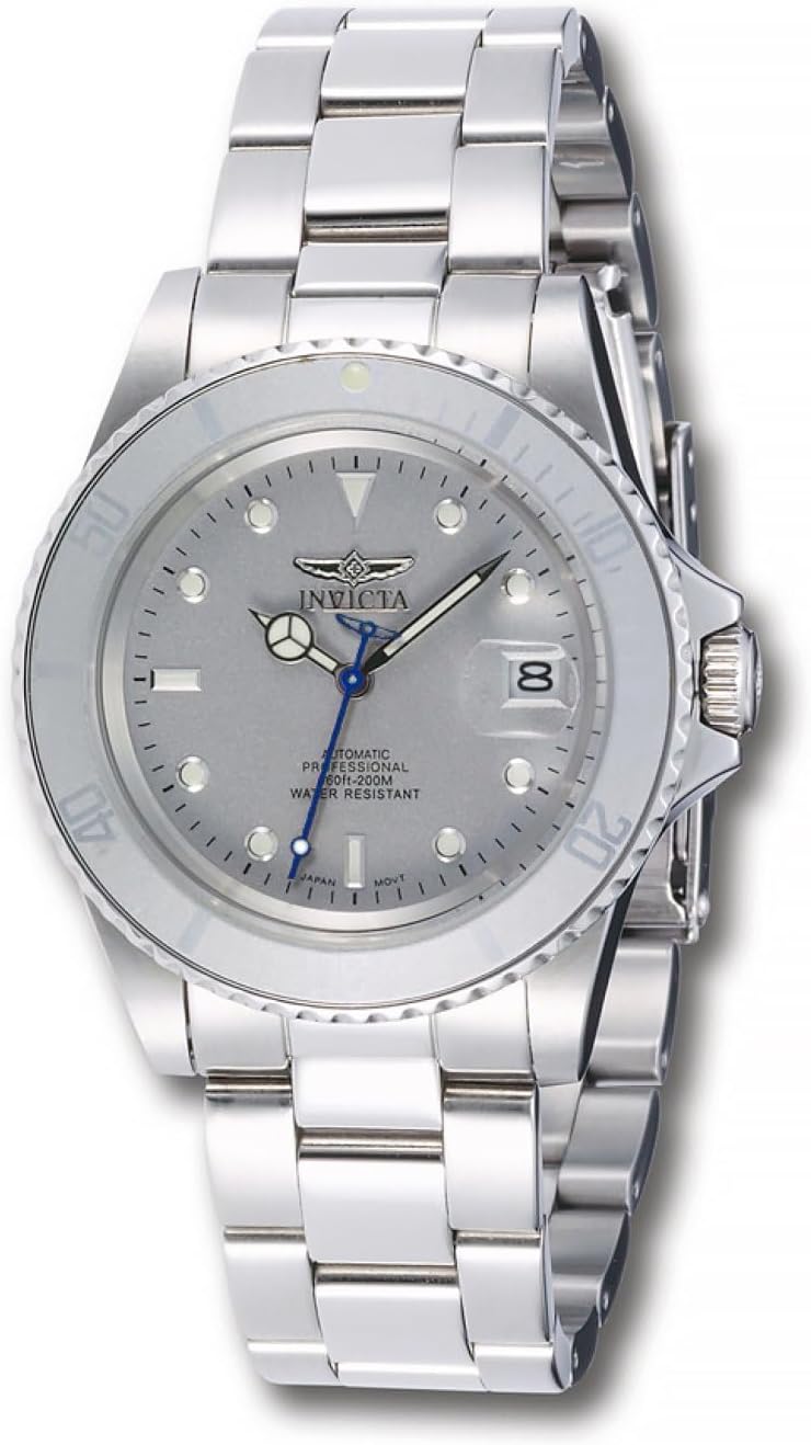 Silver Analog Automatic Watch U9160