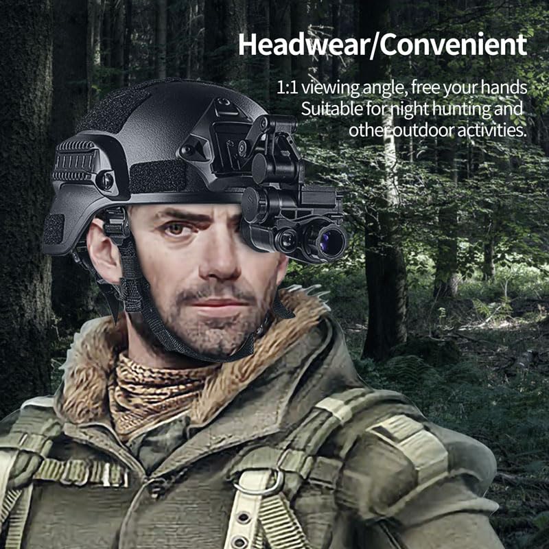 Night Vision Goggles Head Mounted Monocular Digital Infrared 1080P FHD with 6X Digital Zoom R279884