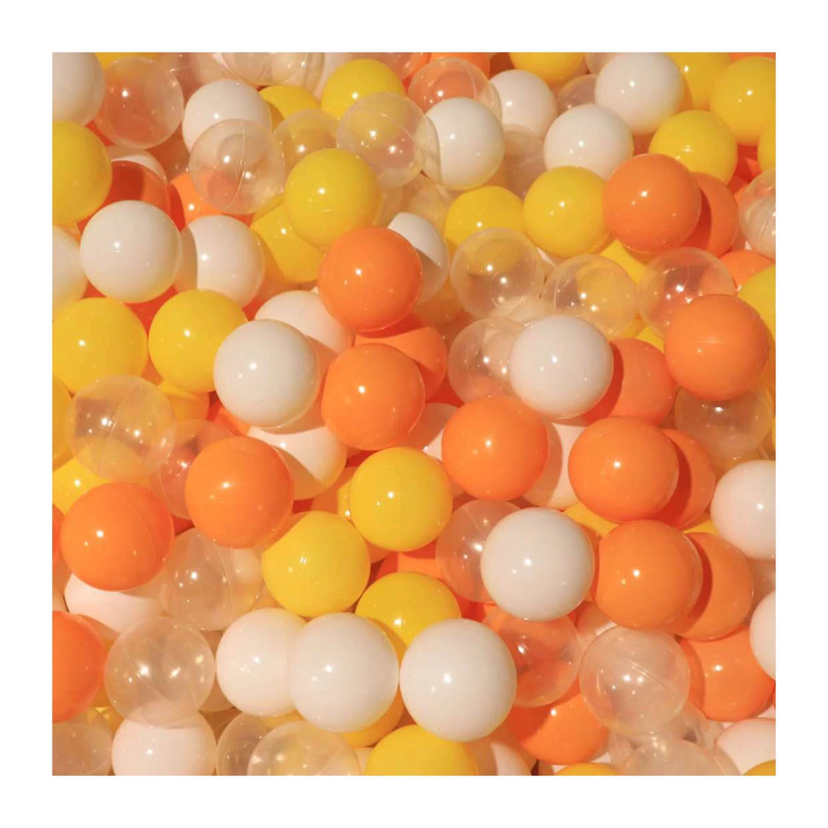 100 Crush Proof Plastic Ball Pit Balls G437