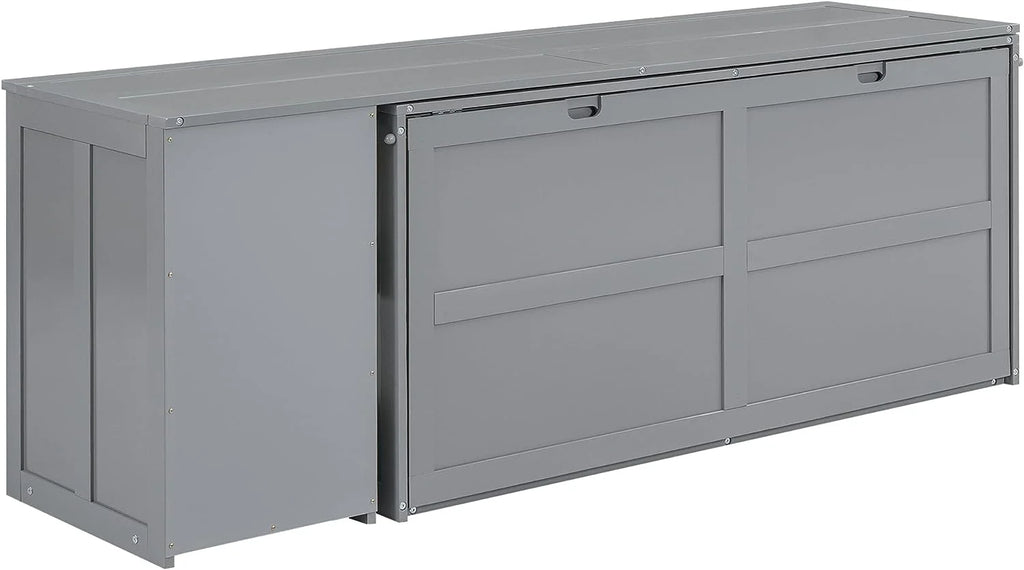 Queen Size Solid Wood Murphy Bed with Desk I54125