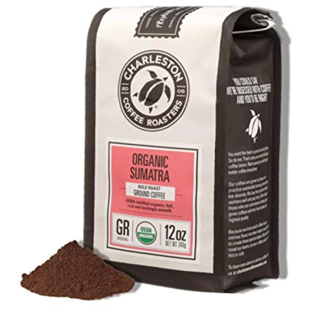 Organic Ground Coffee 12 oz Bold Roast S157