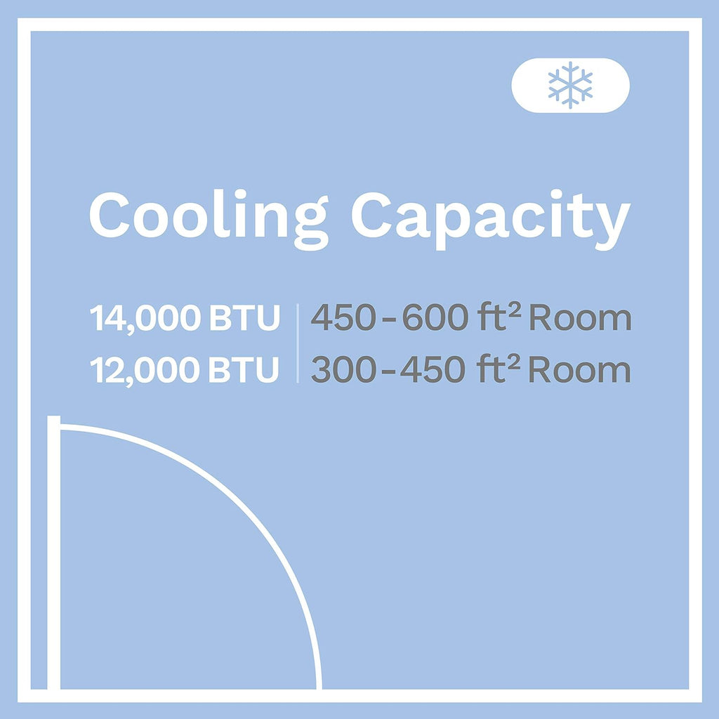 12000 BTU Portable Air Conditioner with Wheels and Remote Control T91588