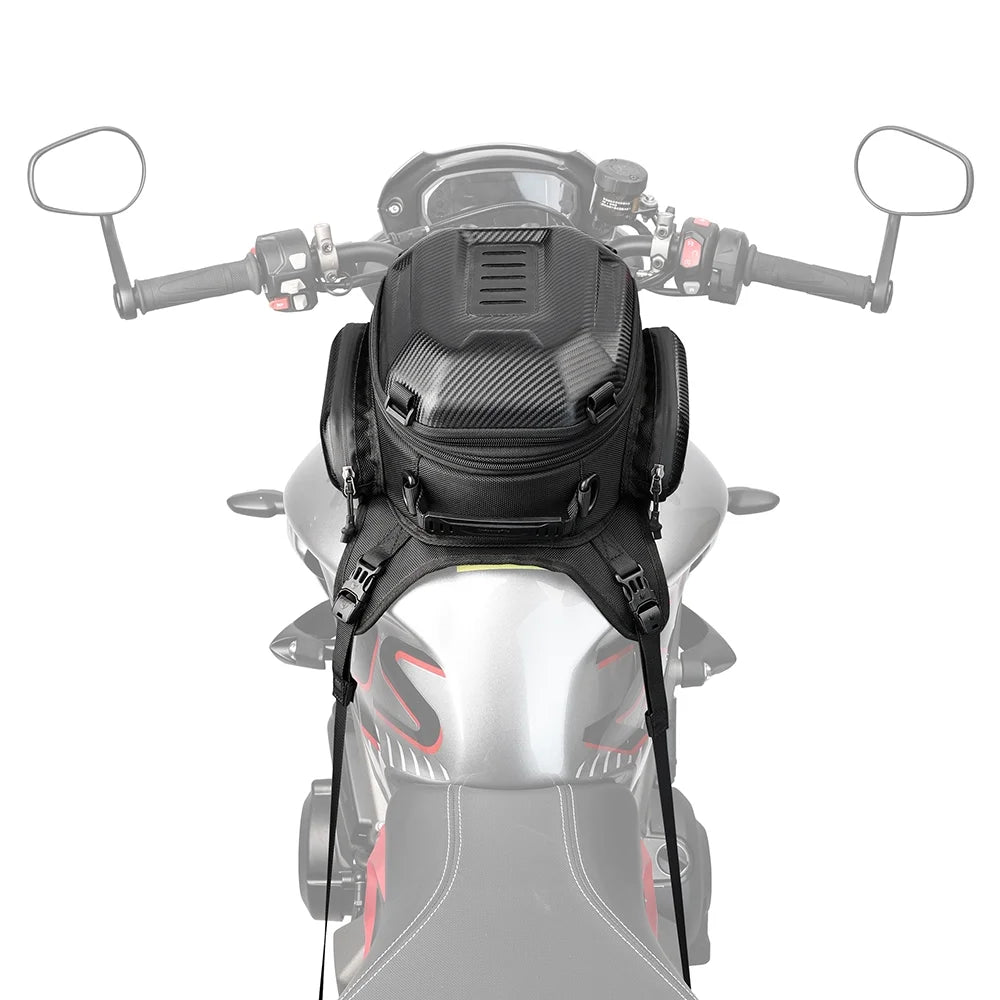 Expandable Waterproof Motorcycle Fuel Bag 15-18L T65221