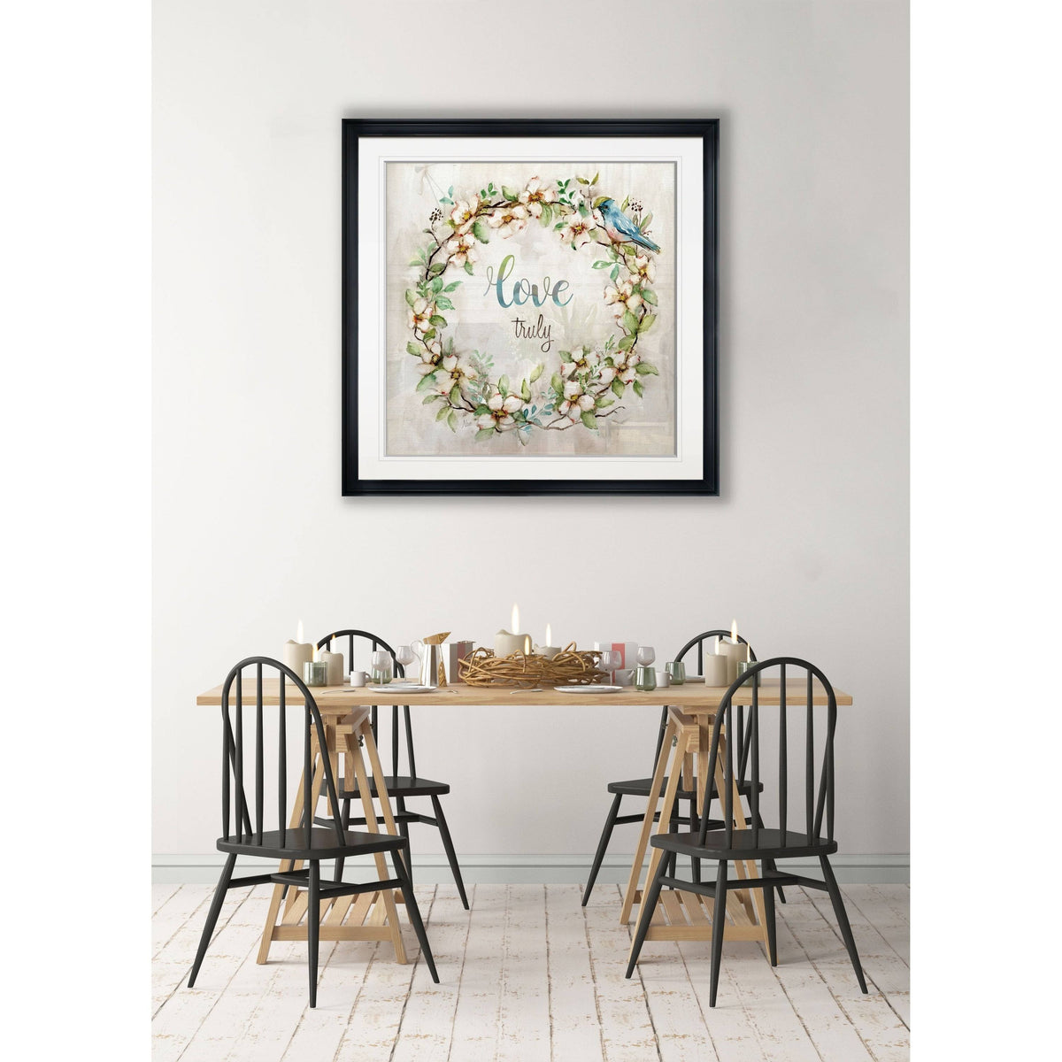 Framed Giclee Print 22X22 D2164