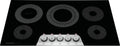 Black Stainless Steel Electric Cooktop P60625