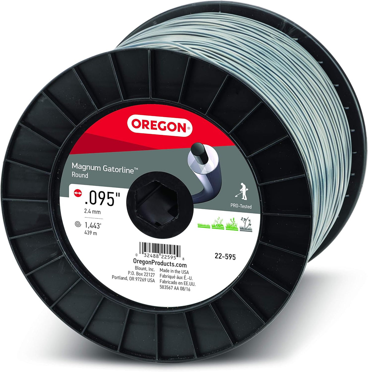 Round Trimmer Line .095-Inch by 1445-Foot Pack of 2 Y902191