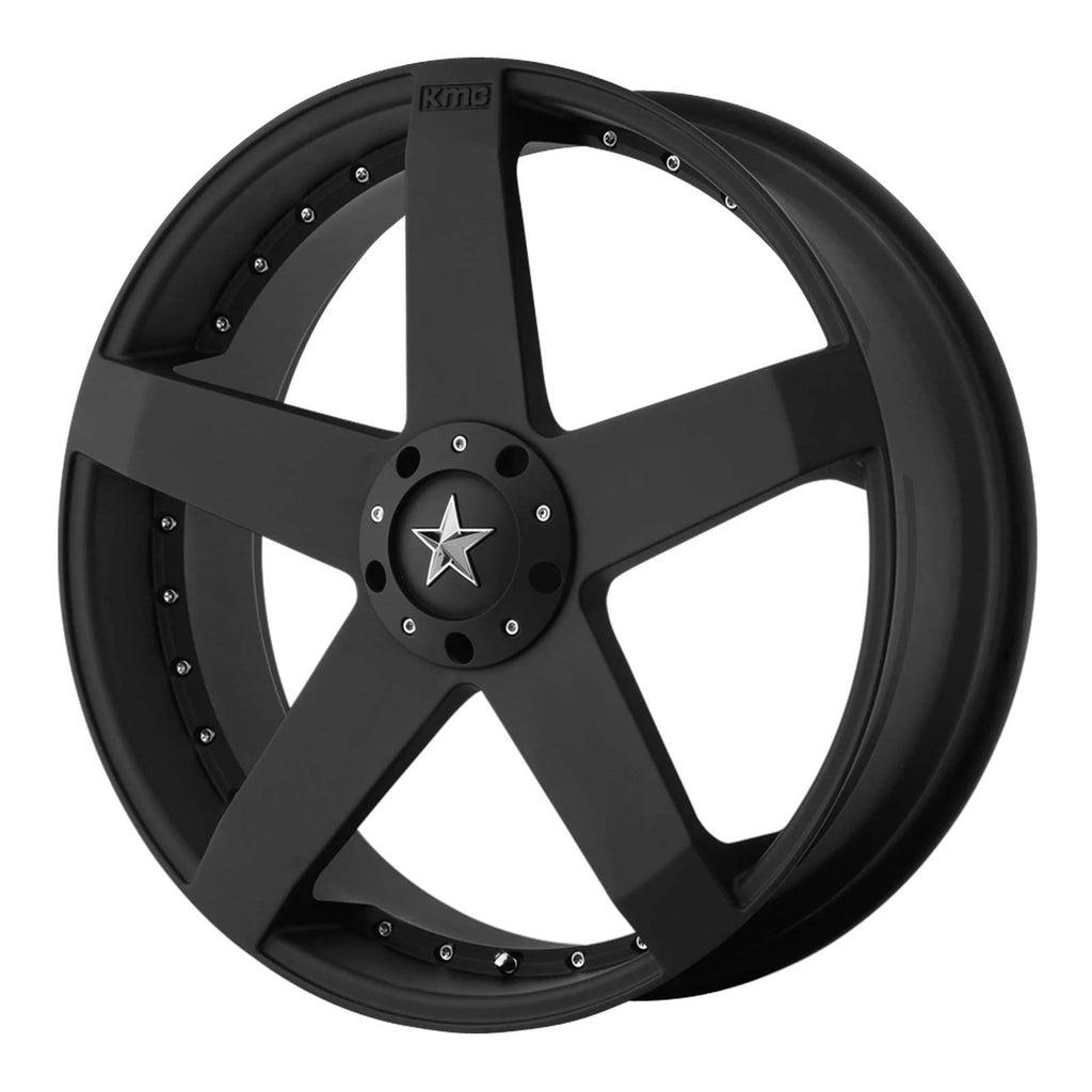 17x7.5 Matte Black Car Wheel Z33041
