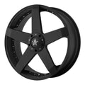 17x7.5 Matte Black Car Wheel Z33041