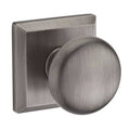 Matte Antique Nickel Passage Round Knobset C4559
