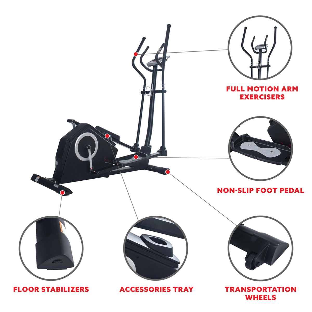 Programmable Cardio Elliptical Machine Cross Trainer H53002