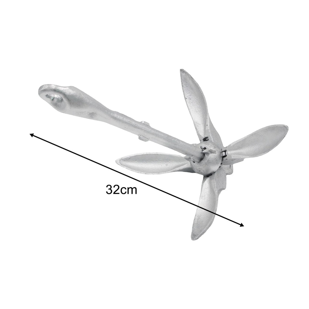 Carbon Steel Grapnel Boat Anchor 1.5KG T6616