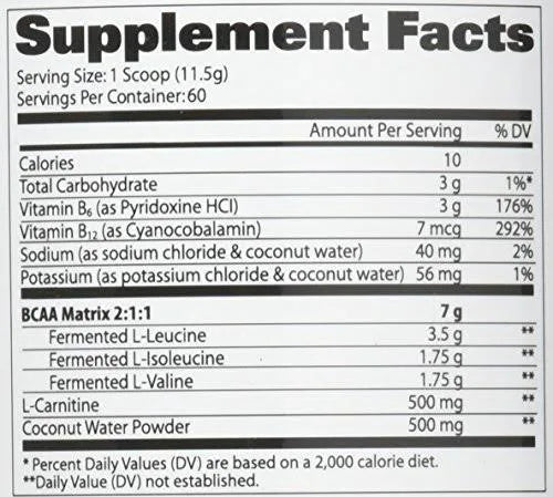 Orange Burst BCAAs - 60 Servings M8761