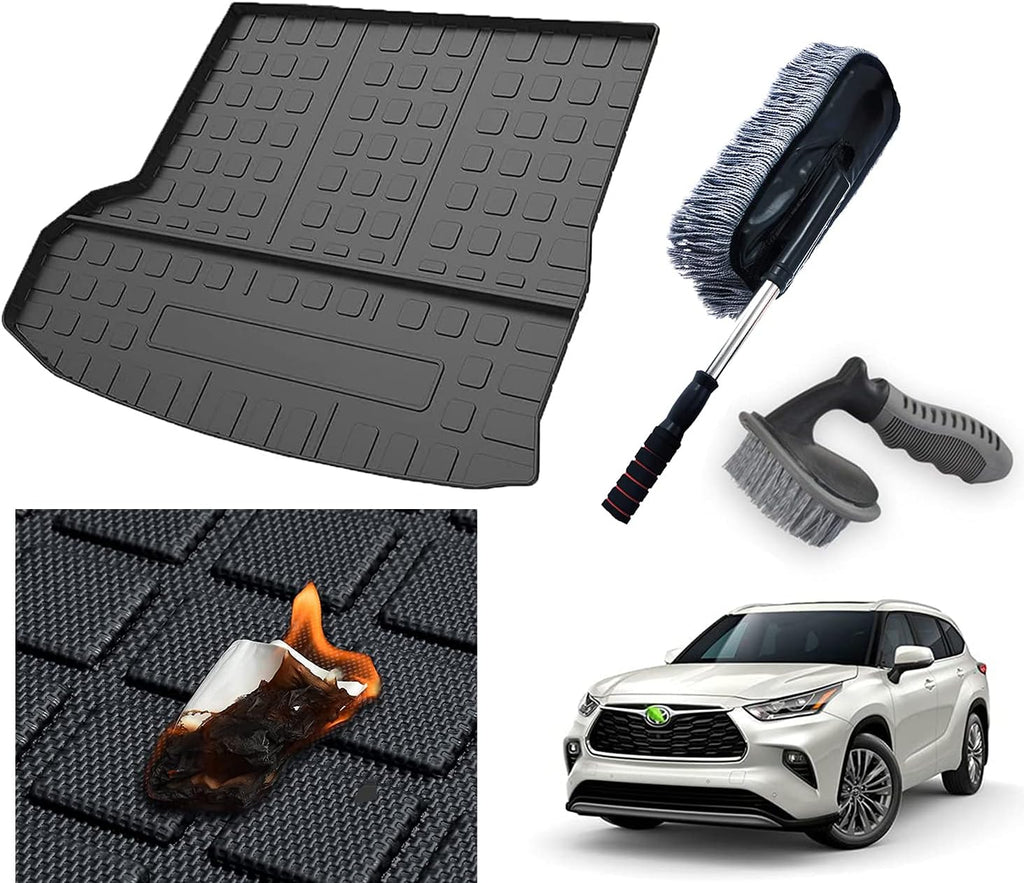 Black Pack of 2 Cargo Mat Liner Trunk Liner U1165