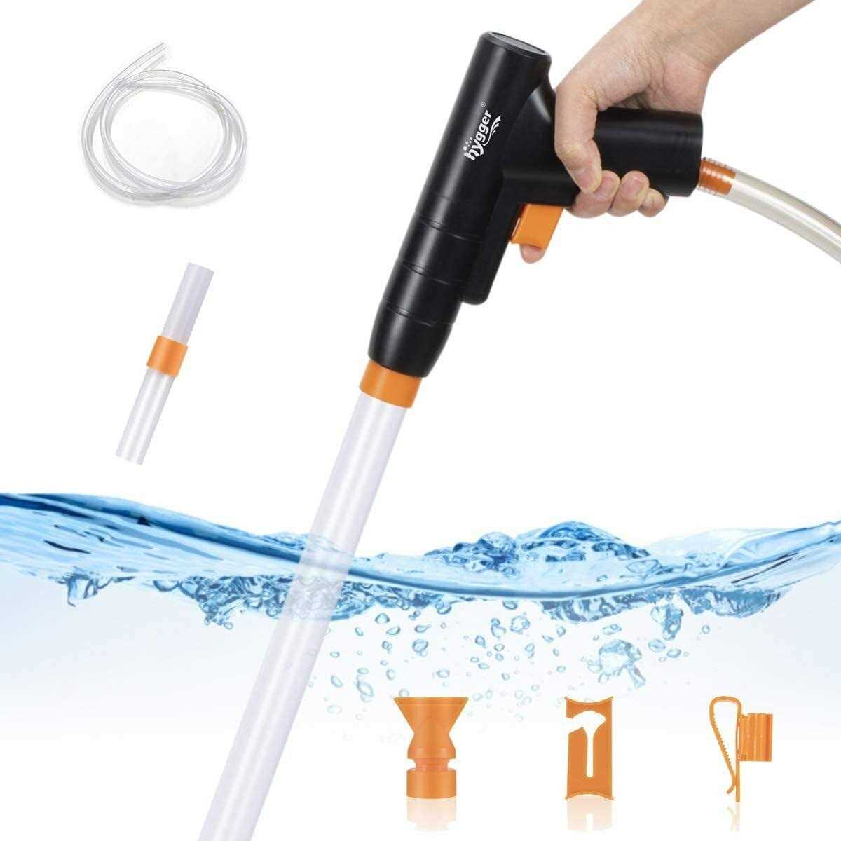 Aquarium Gravel Cleaner with Air-Pressing Button O44154