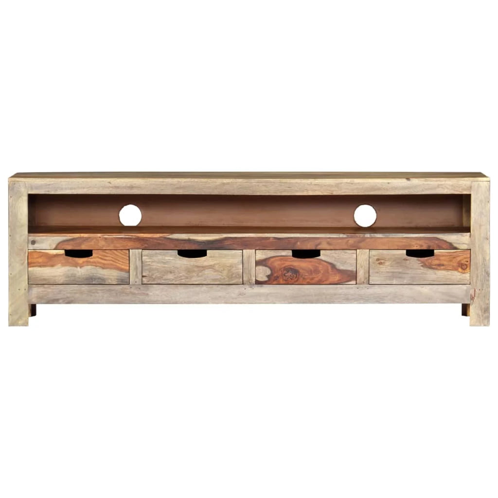 Sheesham Wood TV Cabinet with 4 Drawers M72670
