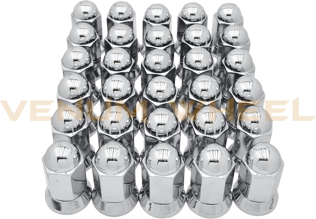 16 Pc Chrome Lug Nuts M14x1.5 Thread Pack of 2 A7252