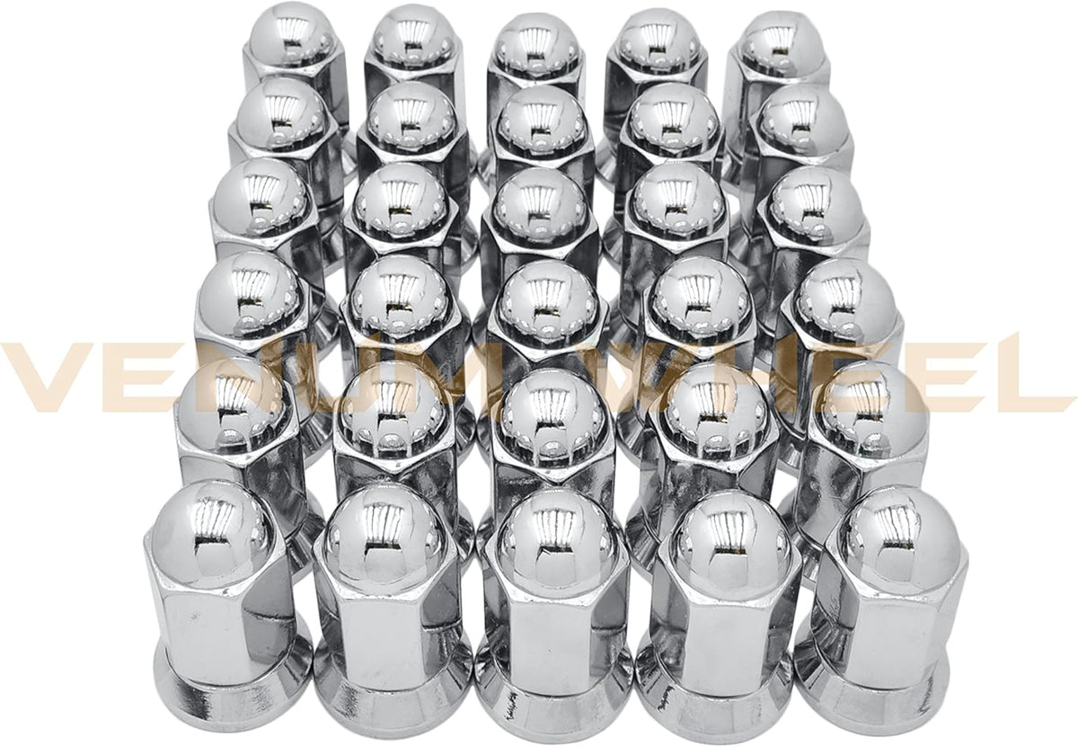16 Pc Chrome Lug Nuts M14x1.5 Thread Pack of 2 A7252