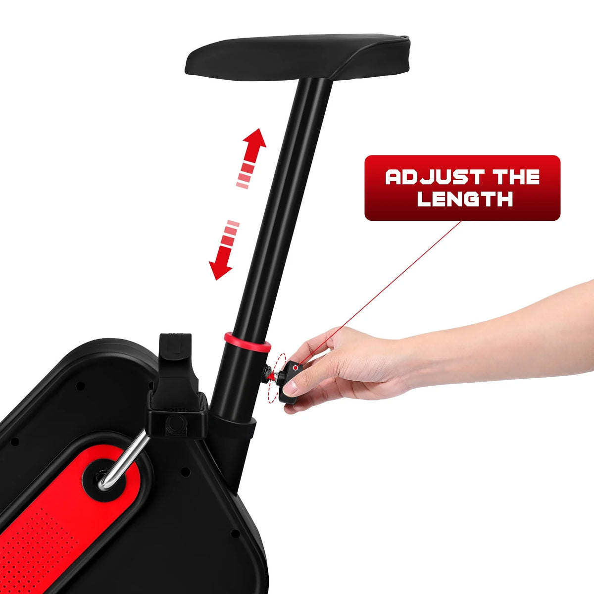 Stationary Indoor Cycling Bike with Seat Cushion and Digital Display L222