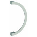 C Shaped Door Pull with 17-1/2x22 Center to Center - Satin Brass Y778