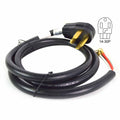 4-Wire 30 Amp Dryer Cord NEMA 14-30P, 6ft D682