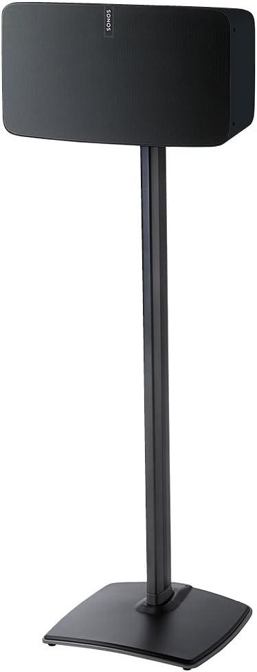 Wireless Speaker Stand with Built-in Cable Management (Black) T160