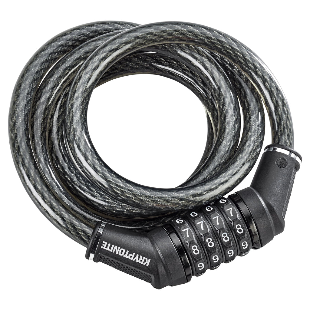 (2 pack) Resettable 12mm Combo Cable Bicycle Lock V77647