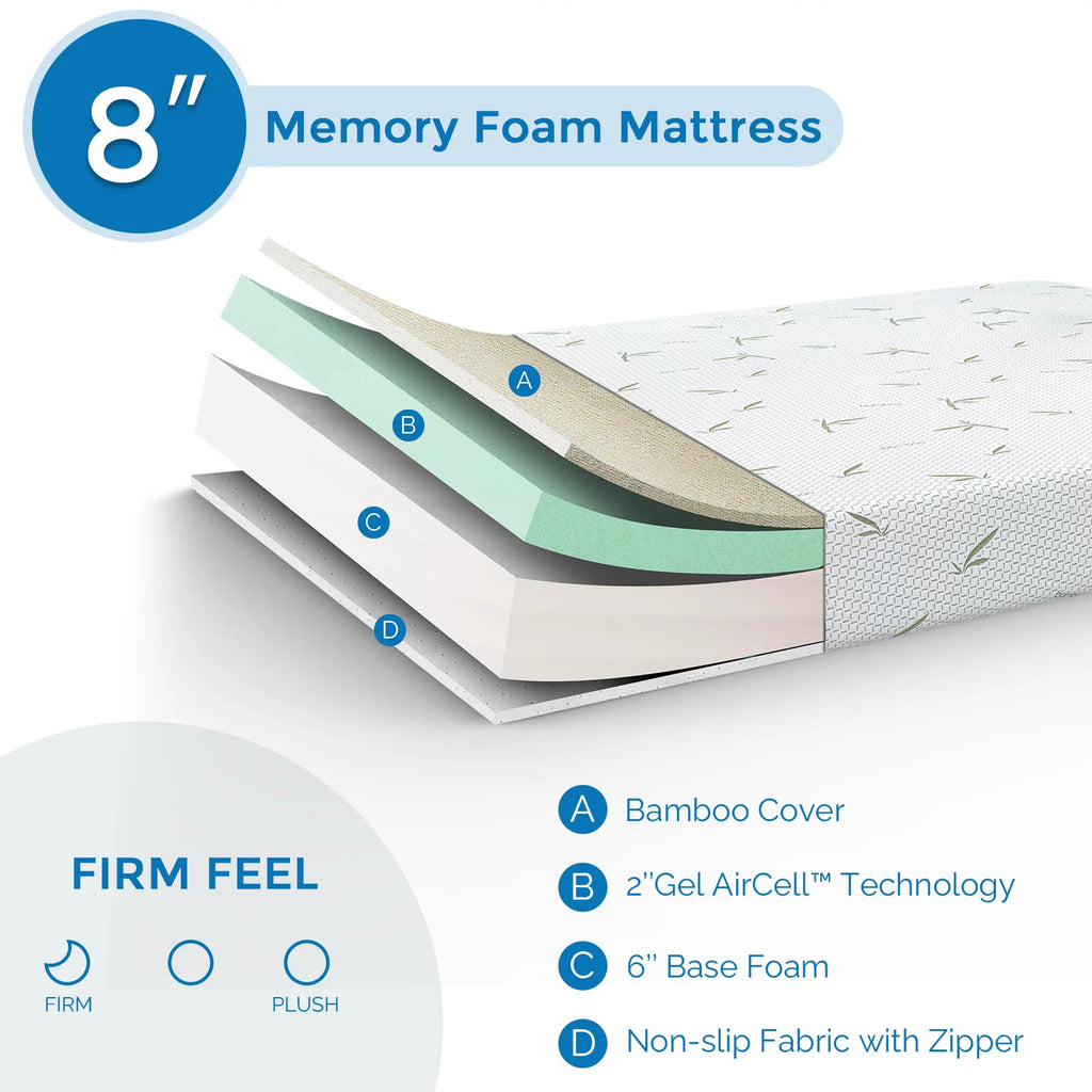 8 inch Memory Foam Full Mattress C1274