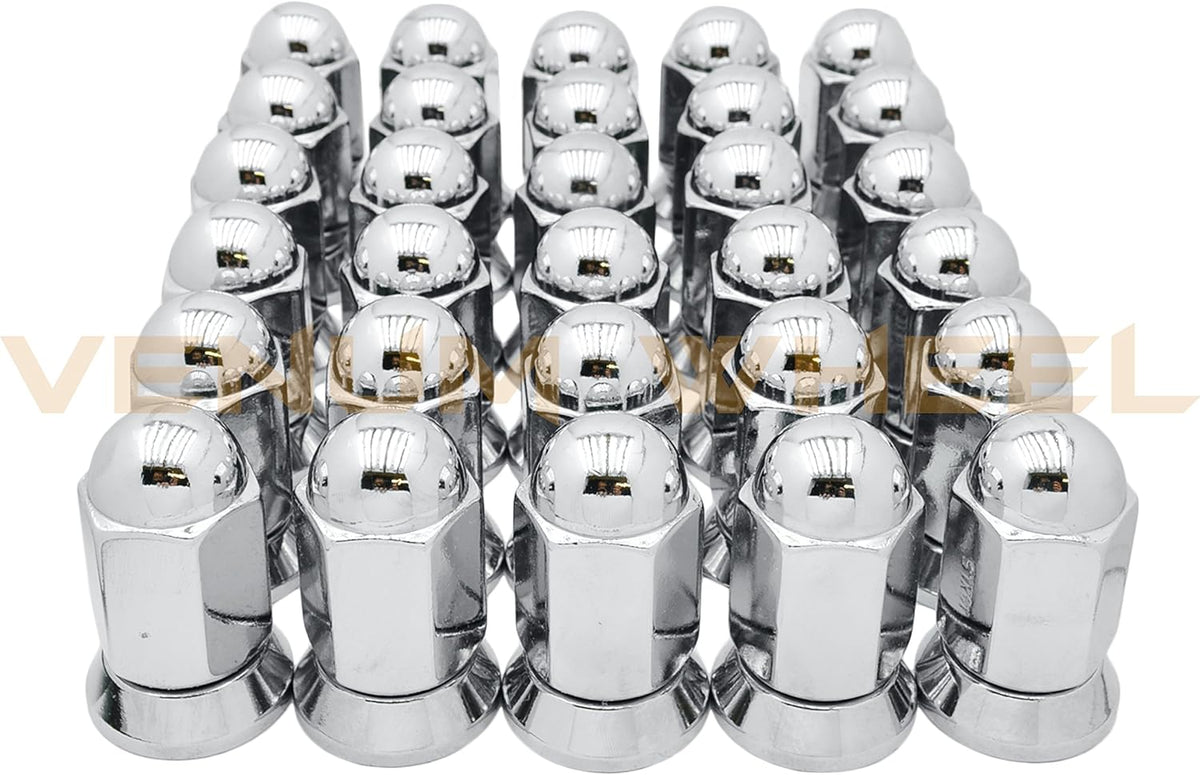 16 Pc Chrome Lug Nuts M14x1.5 Thread Pack of 2 A7252