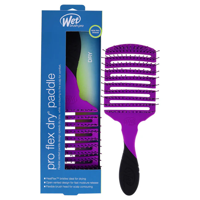 Purple Pro Flex Dry Paddle Brush Hair Brush K81509
