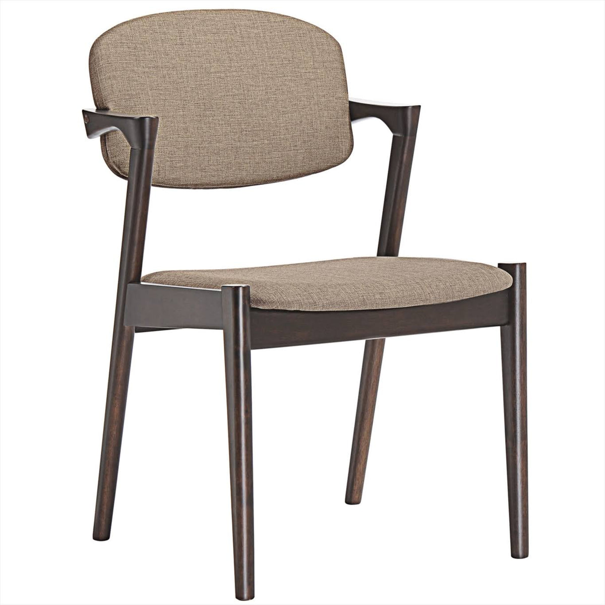 Walnut Latte Dining Armchair E836