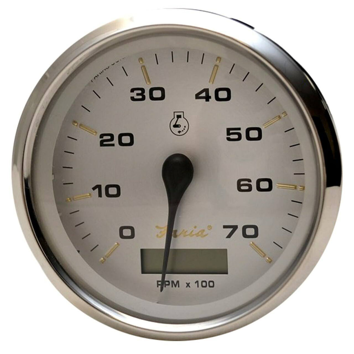 4x22 Tachometer w/Hourmeter - 7,000 RPM (Gas - Outboard) W800289
