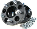2 Black Wheel Adapters 5x4.5 to 5x4.5 Thickness 1 Inch K2803