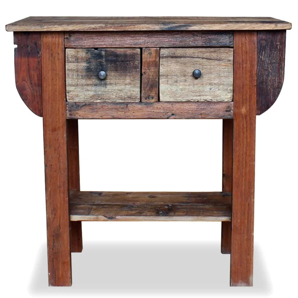 Solid Reclaimed Wood Console Table H64780