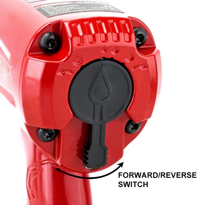 1/2-Inch Aluminum Air Impact Wrench Twin Hammer 1000FT-LB Pack of 2 U7225