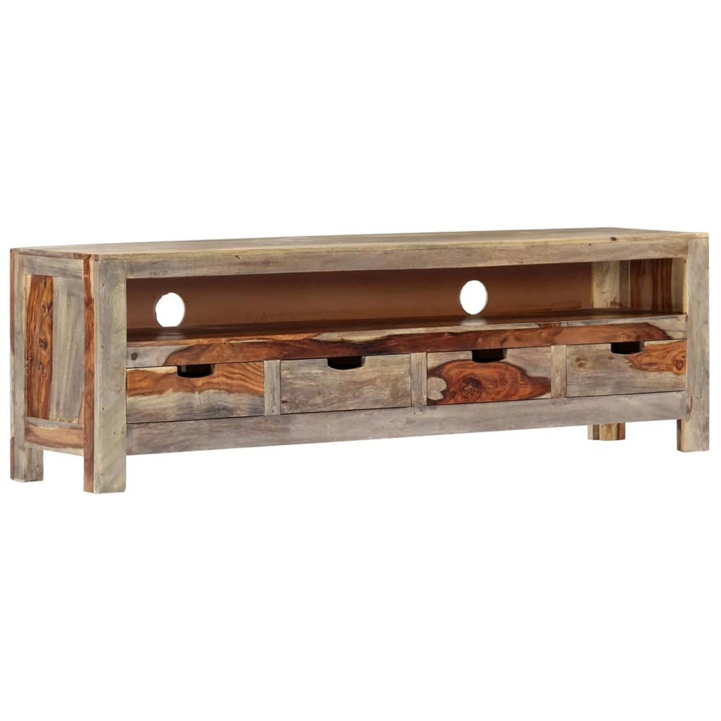 Sheesham Wood TV Cabinet with 4 Drawers M72670