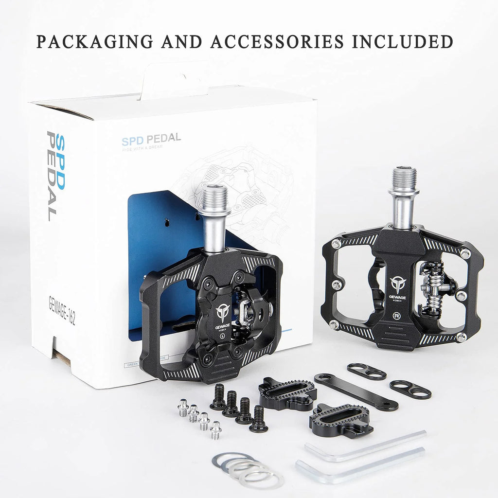 Dual Sided Bike Pedals with 3 Sealed Bearings Y57179