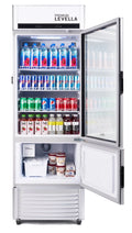 9.0 cu. ft Single Door Commercial Refrigerator Beverage Cooler in Silver V4629