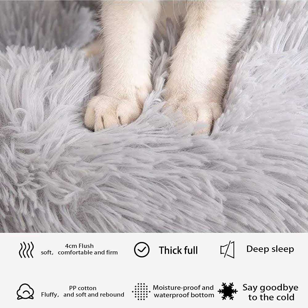 Washable Soft Plush Pet Bed Y690390