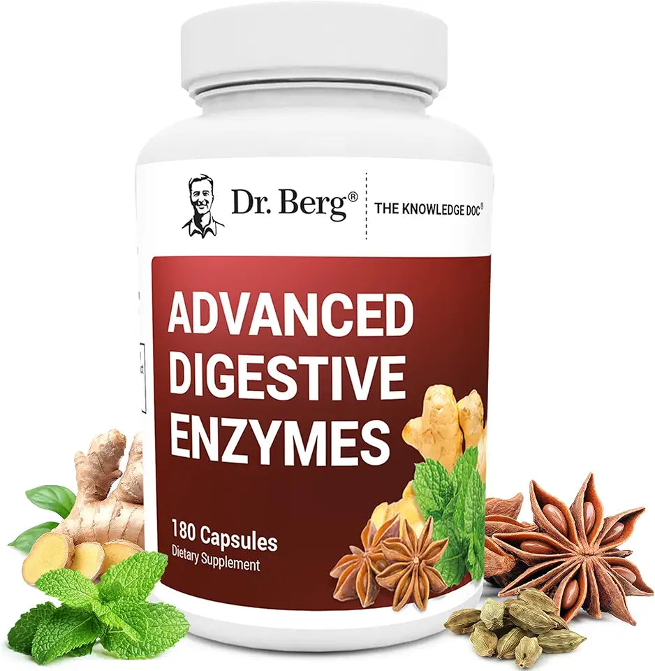 Digestive Enzymes with Apple Cider Vinegar 180 Capsules D33911