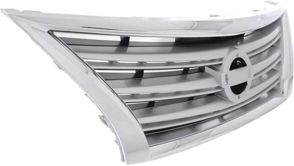 Chrome Shell Grille Assembly with Painted Silver Insert V88440