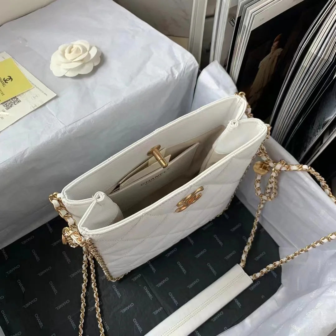 White Shopping Bag T7937