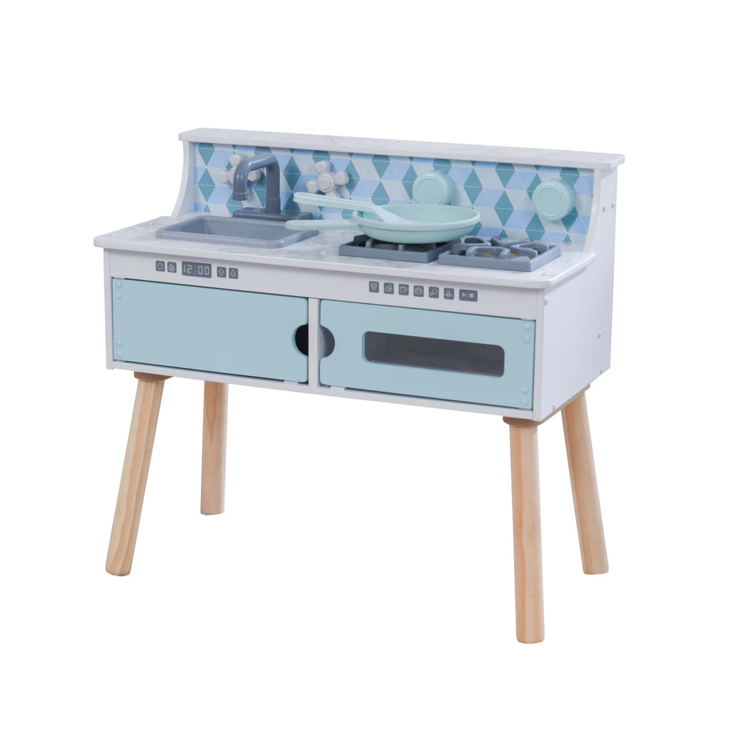 Wooden Tabletop Kitchen with Removable Legs Q12422